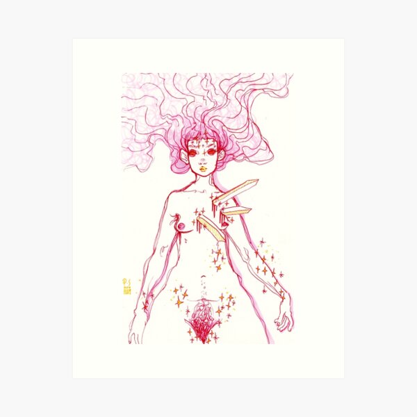 Heart Break Art Print