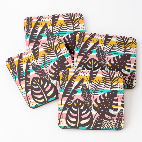 Item preview, Tropical leaves designed and sold by TheSkullArmy.