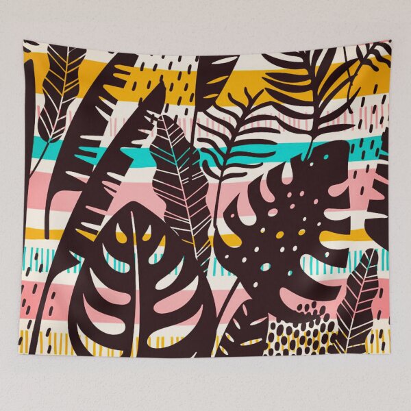 Item preview, Tropical leaves designed and sold by TheSkullArmy.