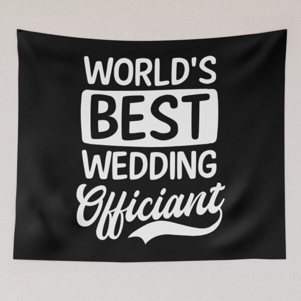 Item preview, Wedding Officiant T-ShirtWedding Officiant  _ World's Best Wedding Officiant designed and sold by BeaDouris.