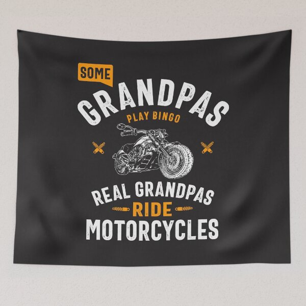 Item preview, Some Grandpas Play Bingo Real Grandpas Ride Motorcycles designed and sold by cidolopez.