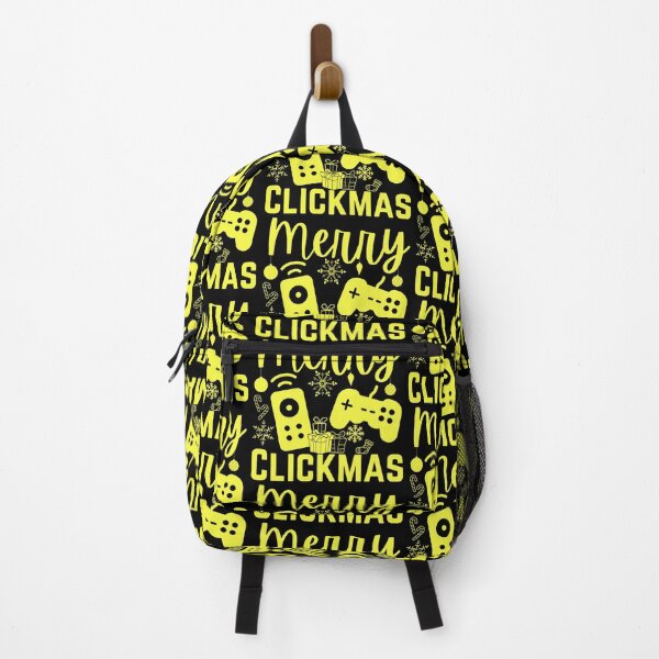 Item preview, Merry Clickmas Merry Christmas Pun Neon Yellow designed and sold by Rainbows Rock.