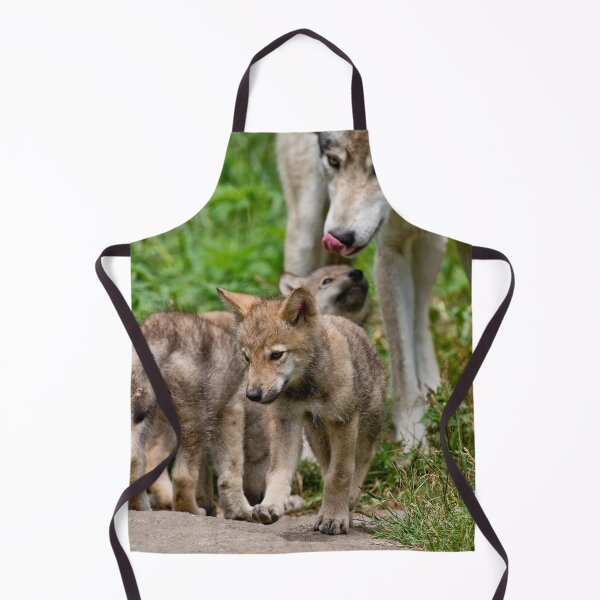 Item preview, Timber Wolf And Pups designed and sold by WolvesOnly.