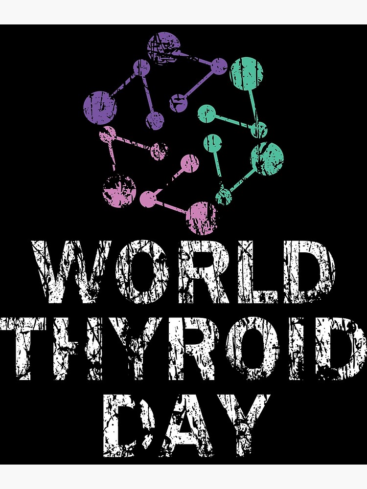 "World Thyroid dayThyroid Awareness Month" Poster for Sale by