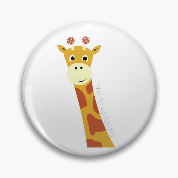 Item preview, Funny Pickleball Giraffe Quote designed and sold by whyitsme.