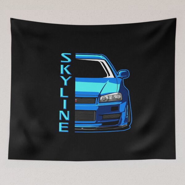 Item preview, skyline r34 gtr godzilla jdm japan paul walker fast and furious designed and sold by Rocket Shock.