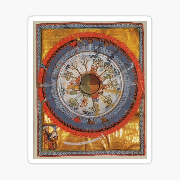 Vista previa del artículo con la obra «ILUMINACIÓN de Hildegard von Bingen», diseñado y vendido por Pandora's  Box.