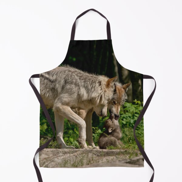 Item preview, Timber Wolf And Pup designed and sold by WolvesOnly.