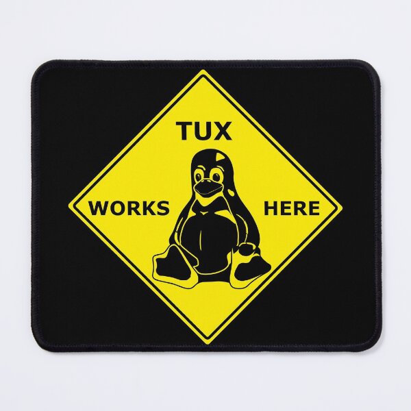 Item preview, Tux works here designed and sold by Exilant.