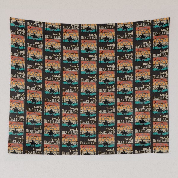 Item preview, Heartland,Heartland Ranch,sunset heartland,Heartland Retro Vintage, Horse Lovers, Horse Owner   (1) designed and sold by BaileyBearArt.