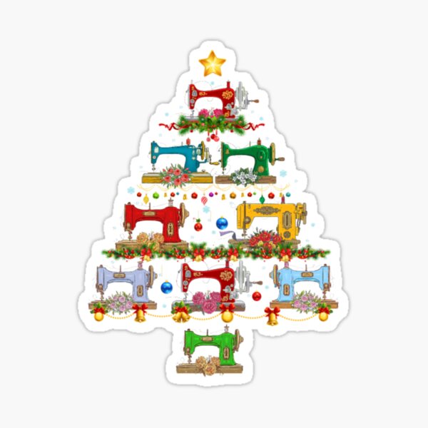 Item preview, Sewing Machine Christmas Tree designed and sold by ClamenTaon.
