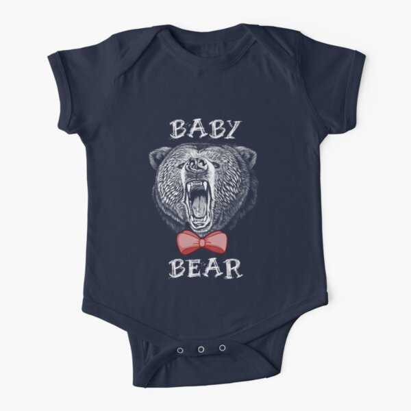 Bear Short Sleeve Baby One-Piece for Sale | Redbubble