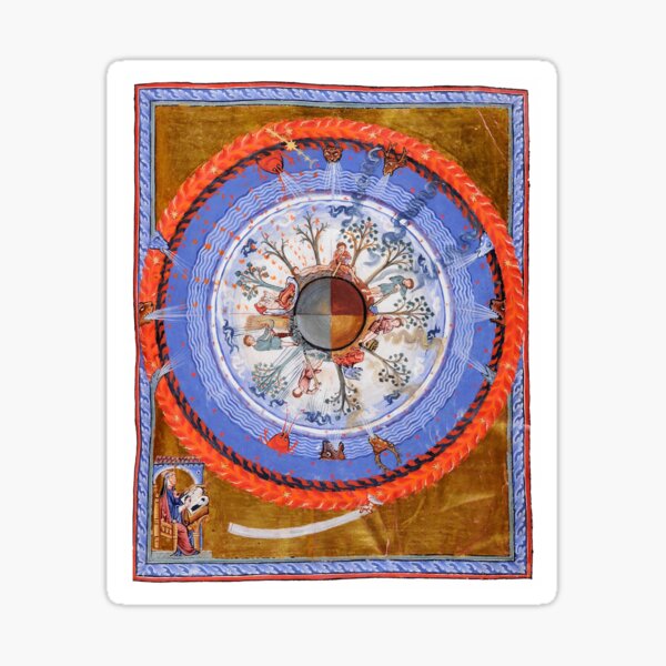 Vista previa del artículo con la obra «ILUMINACIÓN de Hildegard von Bingen», diseñado y vendido por Pandora's  Box.