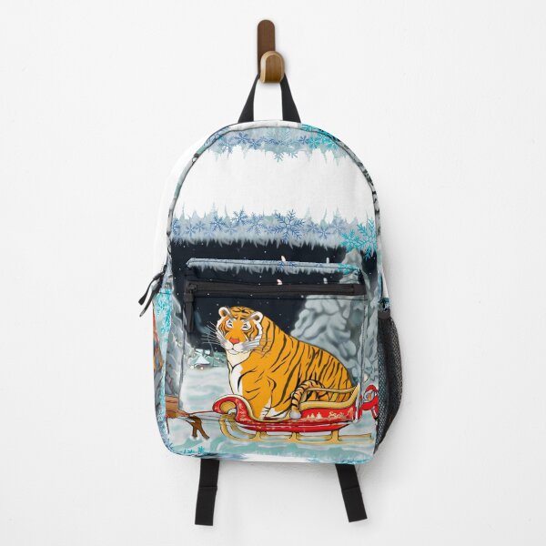Item preview, Christmas Tiger Delivery Mission for Secret Santa / Year of the Tiger /New Year 2022/ Tiger 2022 designed and sold by saf-saf.