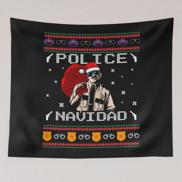 Item preview, Police Navidad Policeman Christmas designed and sold by ClamenTaon.