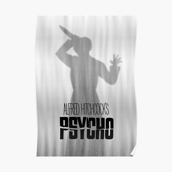 "Psycho Shower Scene" Poster for Sale by avperth Redbubble