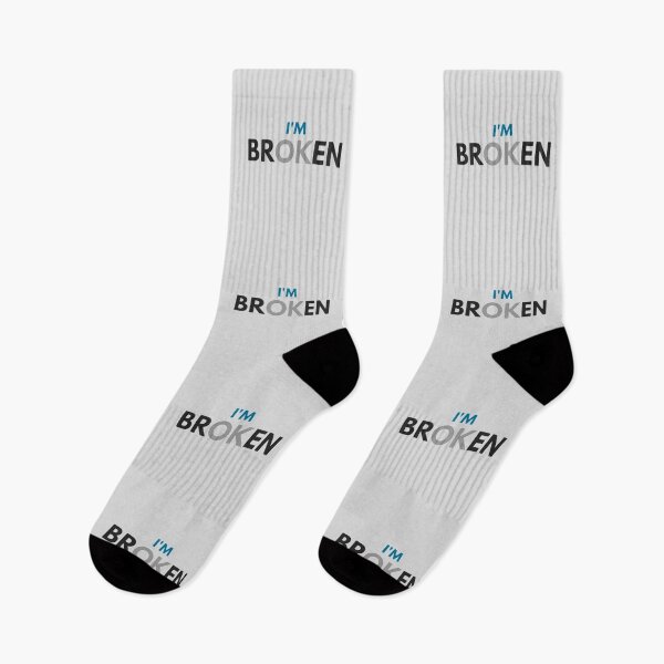 Item preview, I'm brOKen - Typography  designed and sold by theakrobats.