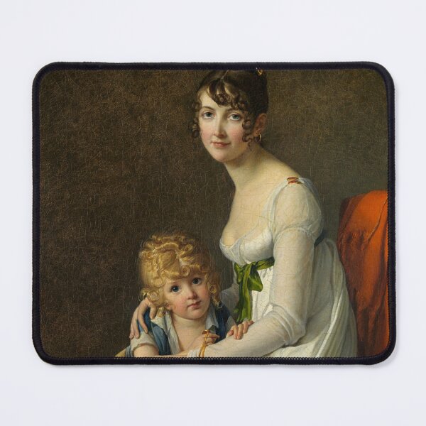 Item preview, Madame Philippe Panon Desbassayns de Richemont (Jeanne Eglé Mourgue, 1778–1855) and Her Son, Eugène (1800–1859) - Marie Guillelmine Benoist designed and sold by brushandframes.