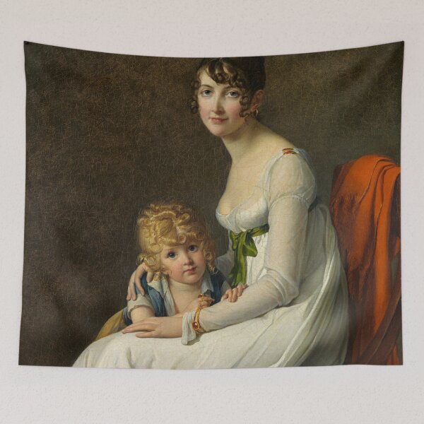 Item preview, Madame Philippe Panon Desbassayns de Richemont (Jeanne Eglé Mourgue, 1778–1855) and Her Son, Eugène (1800–1859) - Marie Guillelmine Benoist designed and sold by brushandframes.