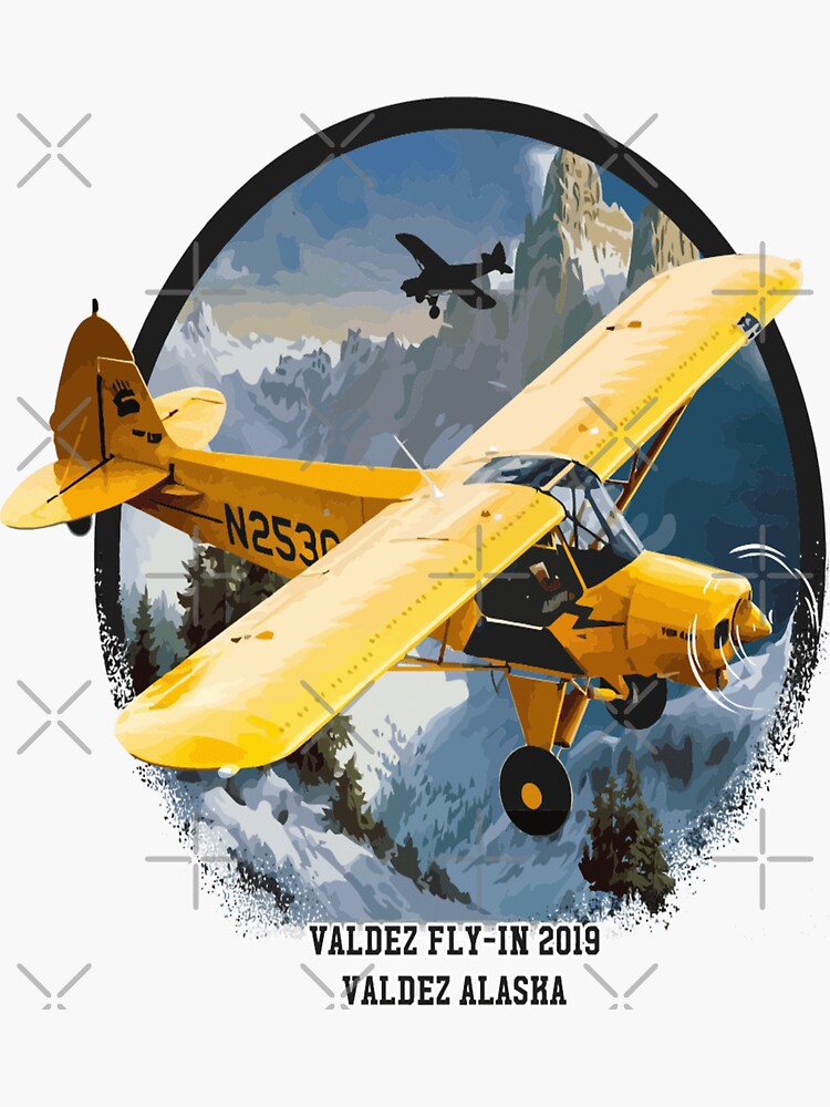 "Valdez fly 2019 Valdez Alaska " Sticker for Sale by exr378 Redbubble
