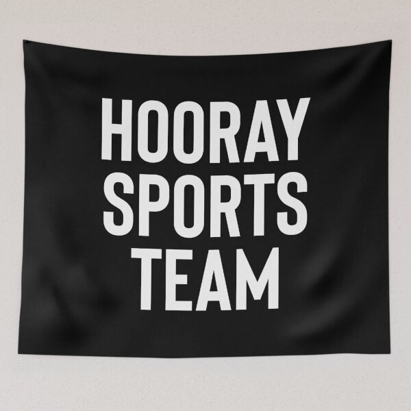 Item preview, Hooray sports team For Sport Fanclub designed and sold by Unicorny-Design.