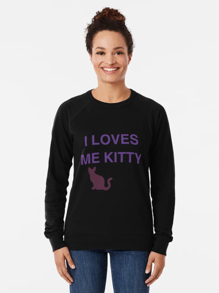 I LOVES ME KITTY KAREN WALKER INSPIRED GRAPHIC Lightweight Sweatshirt