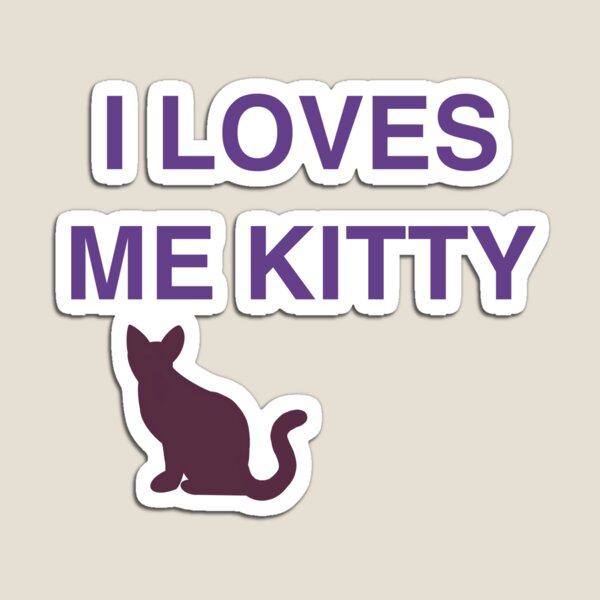 Item preview, ICH LIEBT MICH KITTY, VON KAREN WALKER INSPIRIERTE GRAFIK designed and sold by IBD-HOUS.