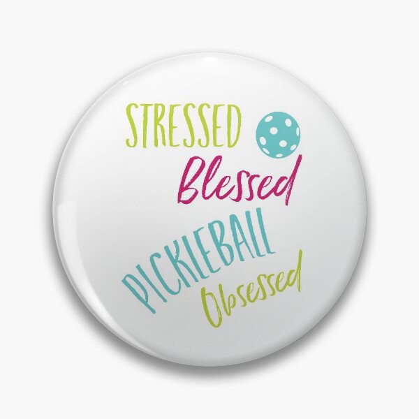 Item preview, Funny Pickleball Stressed Blessed Pickleball Obsessed designed and sold by whyitsme.