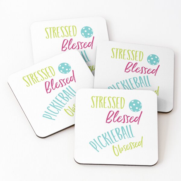 Item preview, Funny Pickleball Stressed Blessed Pickleball Obsessed designed and sold by whyitsme.