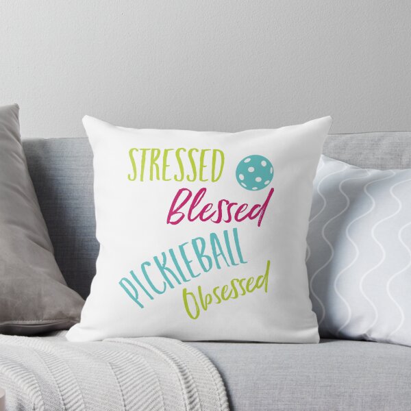 Item preview, Funny Pickleball Stressed Blessed Pickleball Obsessed designed and sold by whyitsme.