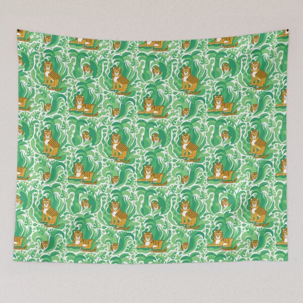 Item preview, Tigers in the jungle designed and sold by Anna Pogulyaeva.