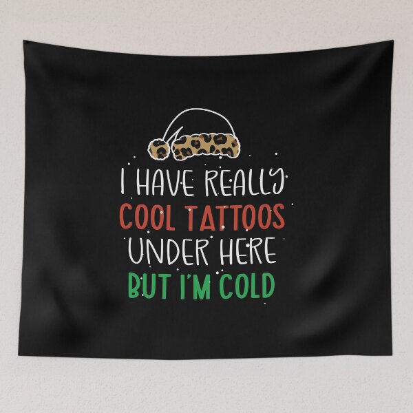 Item preview, Leopard Hat Tattoos Girl Lover - Cool Tattoos Under Here But I'm Cold - Christmas Tattoos Gift Lover designed and sold by Run to Creations.