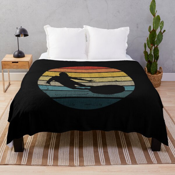 Item preview, Bodyboarding Surfer Silhouette On A Distressed Retro Sunset product designed and sold by theodoros20.