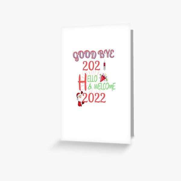 Item preview, Goodbye 2021 Hello & Welcome 2022 designed and sold by YUISSAME.