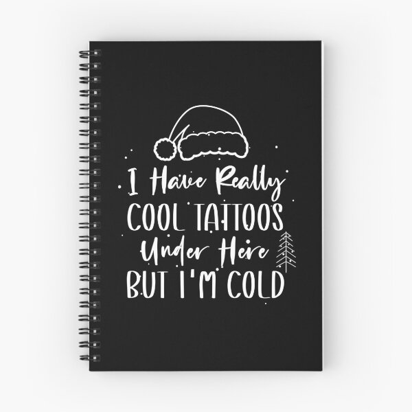 Item preview, Christmas Hat Tattoos Girl Lover - Cool Tattoos Under Here But I'm Cold - Funny Tattoos Gift Lover designed and sold by Run to Creations.