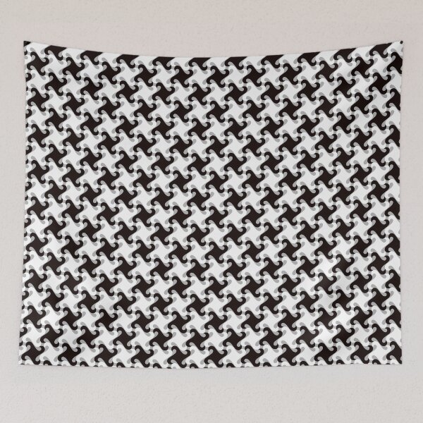 Item preview, Swirly Houndstooth designed and sold by Lisann.