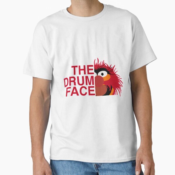 Vista previa del artículo con la obra «Muppets Animal The Drum Face», diseñado y vendido por MattConnolly.