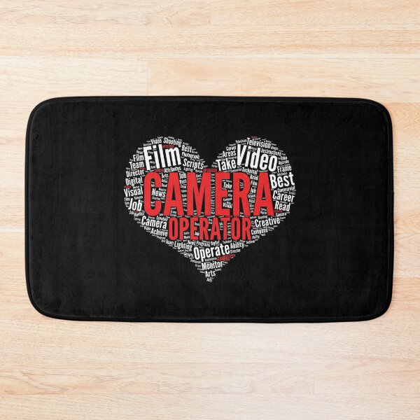 Item preview, Camera Operator Heart Shape Word Cloud Design for Filmmaker graphic designed and sold by theodoros20.
