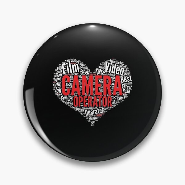 Item preview, Camera Operator Heart Shape Word Cloud Design for Filmmaker graphic designed and sold by theodoros20.