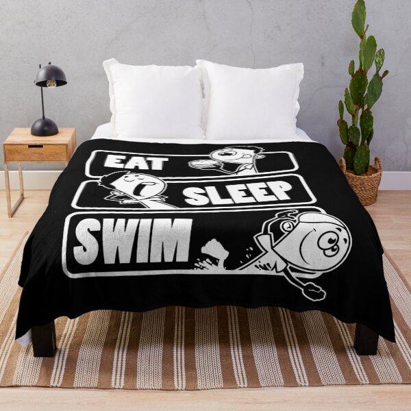 Item preview, Eat Sleep Swim Repeat Swimming Lovers Gift product designed and sold by theodoros20.