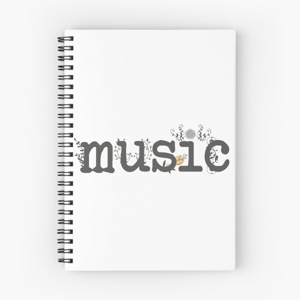 Item preview, Floral music designed and sold by adiosmillet.