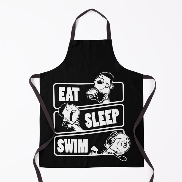 Item preview, Eat Sleep Swim Repeat Swimming Lovers Gift product designed and sold by theodoros20.