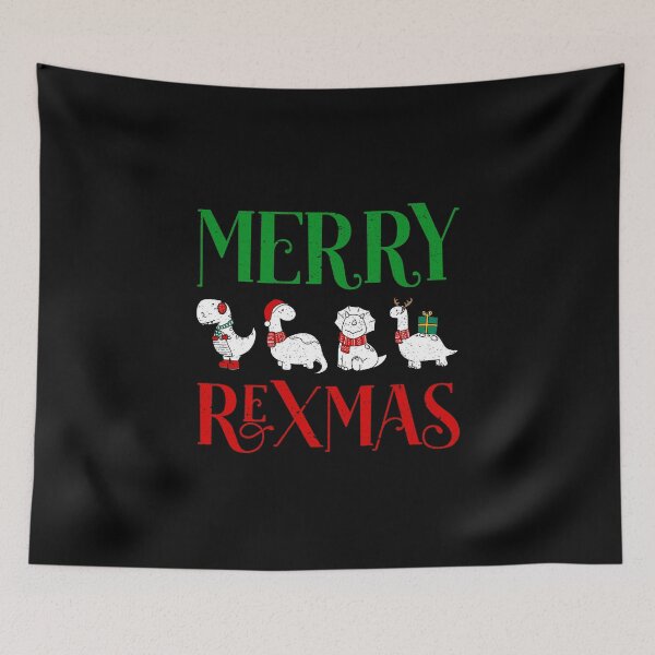 Item preview, Merry Rexmas - Cute Dinosaurs designed and sold by DesignoresLTD.