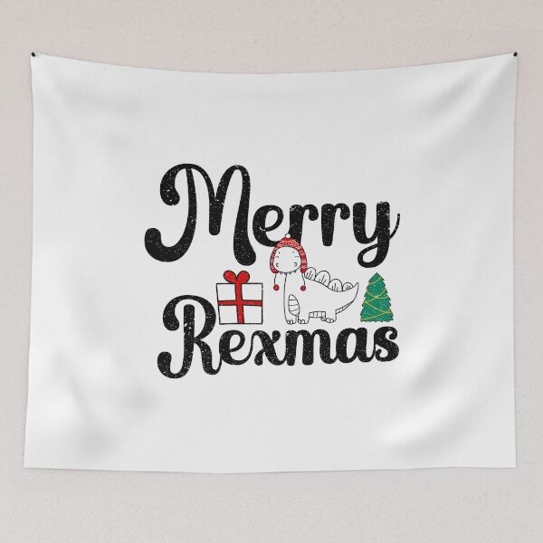 Item preview, Merry Rexmas Pretty Dinosaur designed and sold by DesignoresLTD.