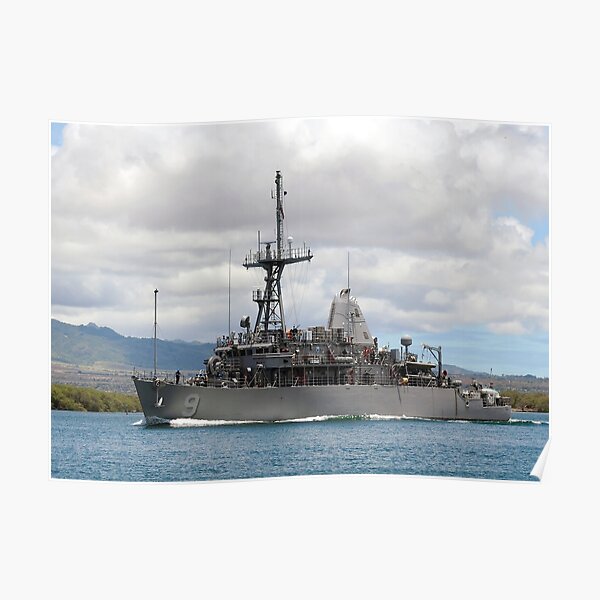 USS Catskill MCS 1 Personalized Canvas Ship Photo Print Navy Veteran Gift 