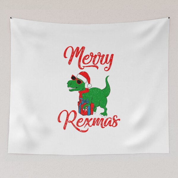 Item preview, Merry Rexmas Rocking Dinosaur designed and sold by DesignoresLTD.