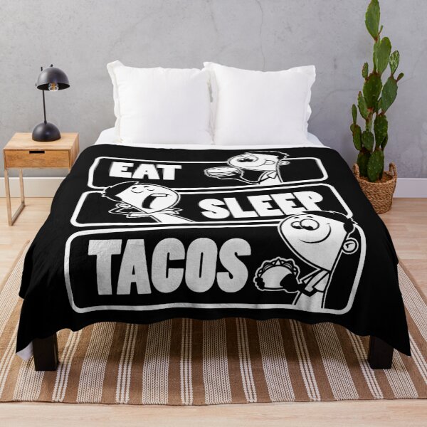 Item preview, Eat Sleep Tacos Repeat - Mexican taco food lover graphic designed and sold by theodoros20.