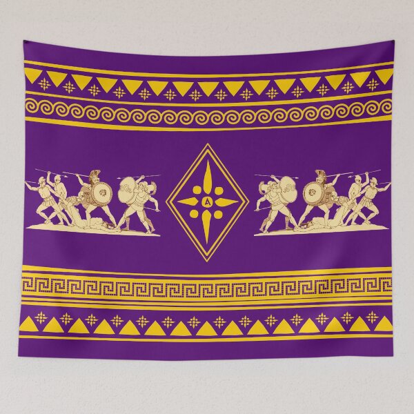 Item preview, Kalos ancient Greece original design brown yellow edition designed and sold by angelisart.