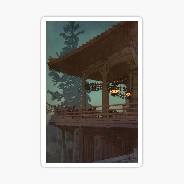 Item preview, Evening in Nara by Hiroshi Yoshida designed and sold by ReimagineStore.