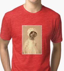Creepy Victorian Era Heartly Tri-blend T-Shirt